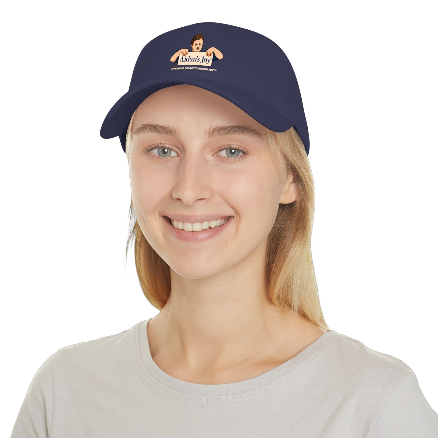 Low Profile Baseball Cap - 'Aidan's Joy' Logo Dad Hat
