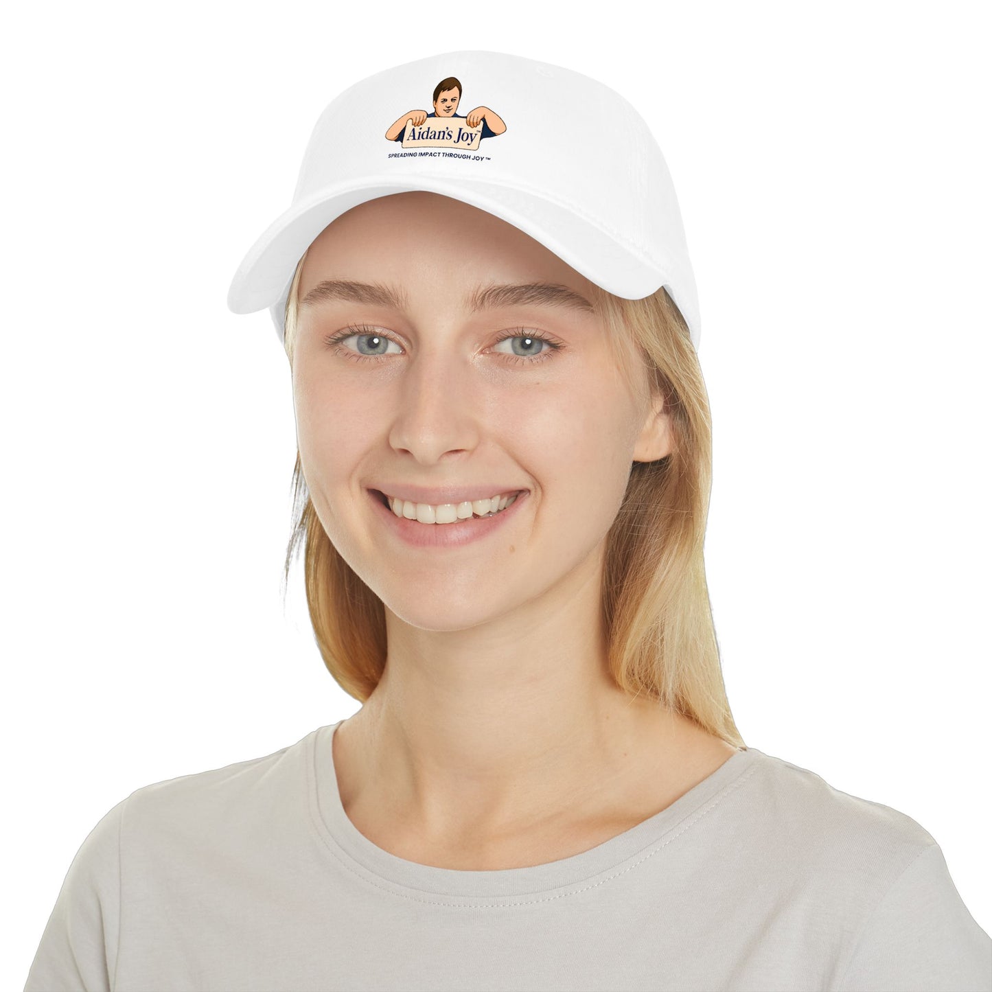 Low Profile Baseball Cap - 'Aidan's Joy' Logo Dad Hat