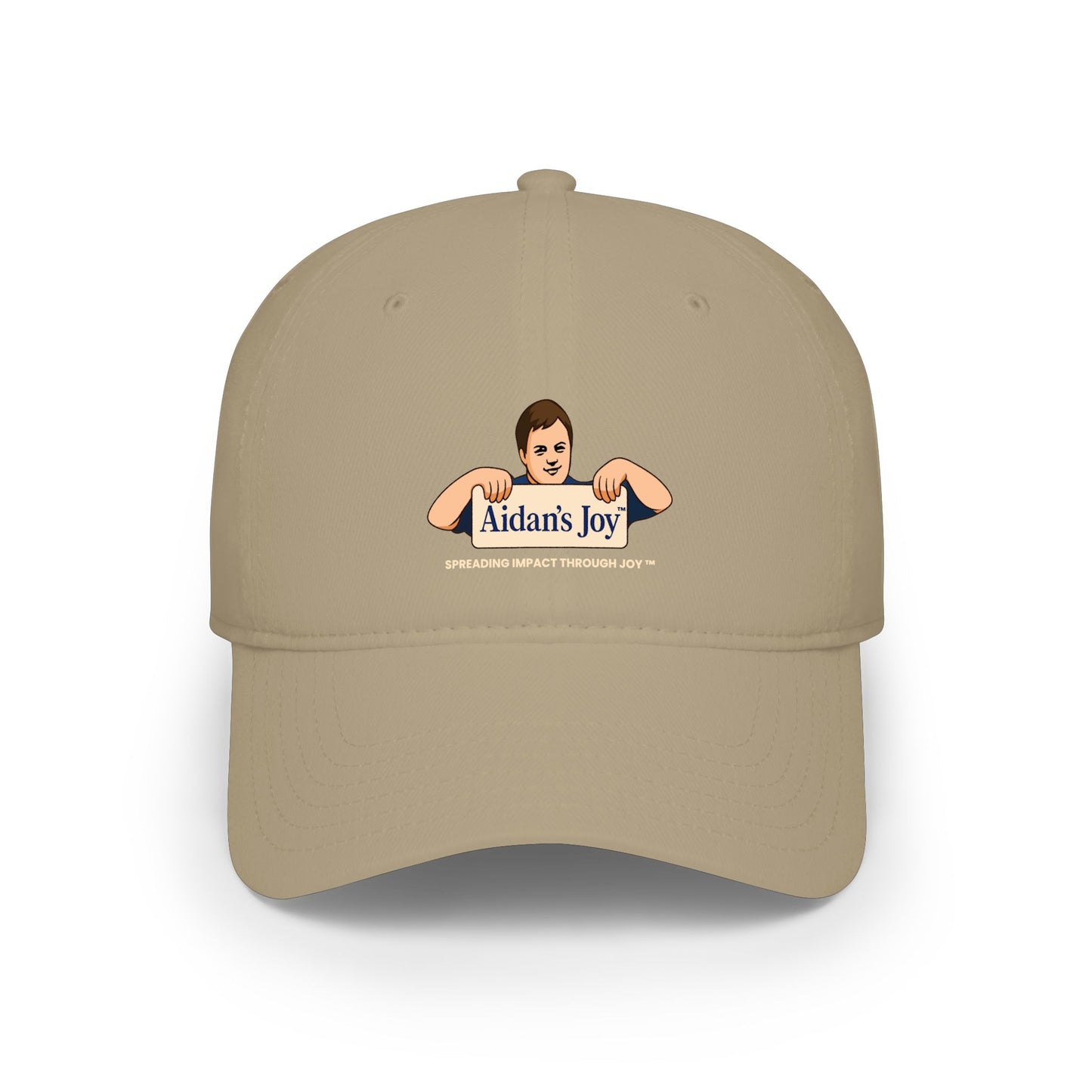 Low Profile Baseball Cap - 'Aidan's Joy' Logo Dad Hat