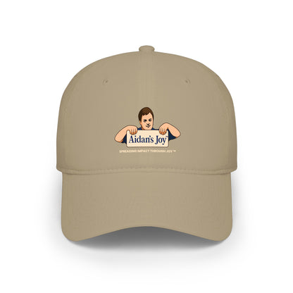 Low Profile Baseball Cap - 'Aidan's Joy' Logo Dad Hat