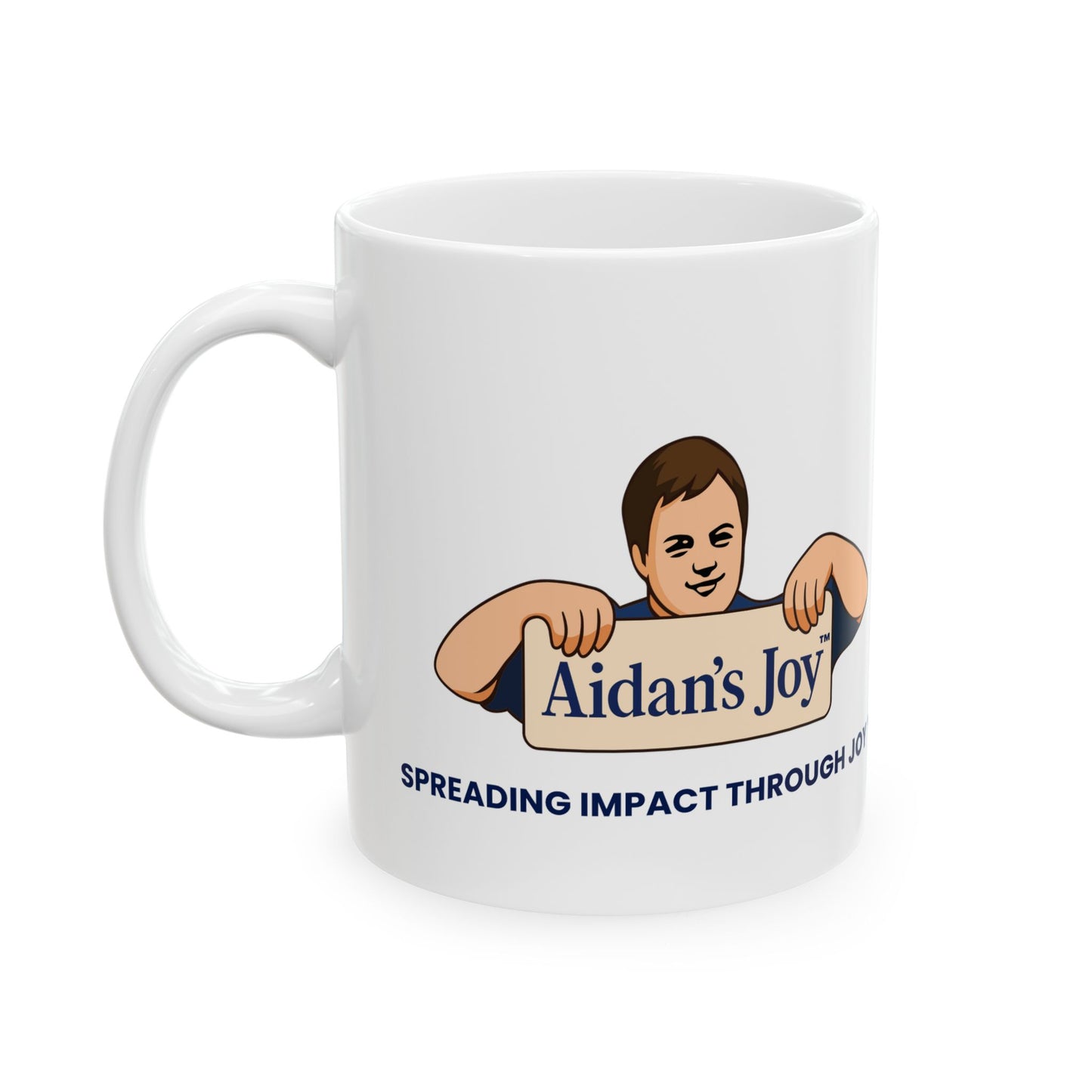 Aidan's Joy Ceramic Mug - Charity Logo Coffee Cup (11oz & 15oz)