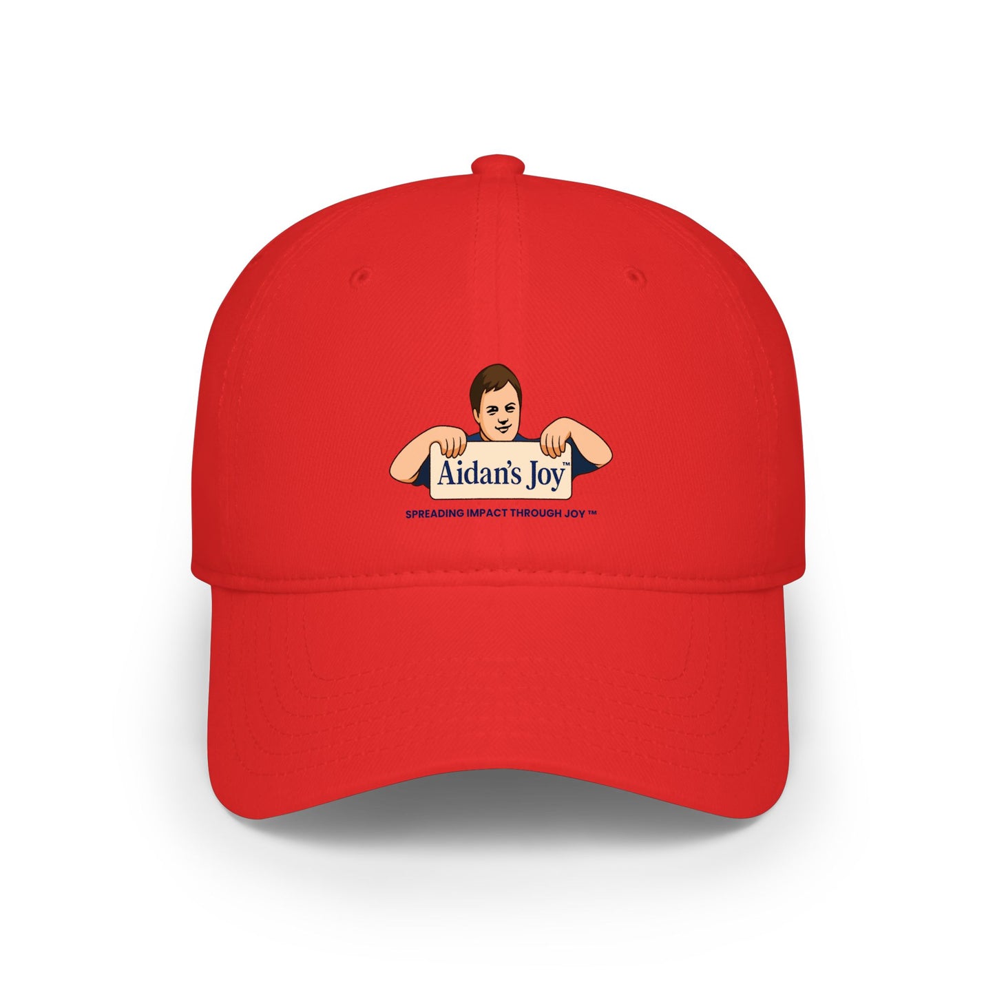 Low Profile Baseball Cap - 'Aidan's Joy' Logo Dad Hat