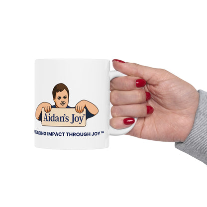 Aidan's Joy Ceramic Mug - Charity Logo Coffee Cup (11oz & 15oz)