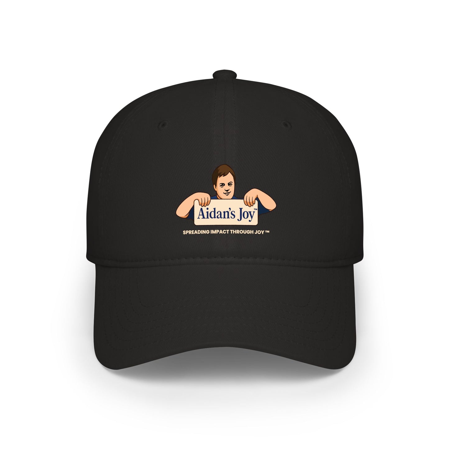Low Profile Baseball Cap - 'Aidan's Joy' Logo Dad Hat