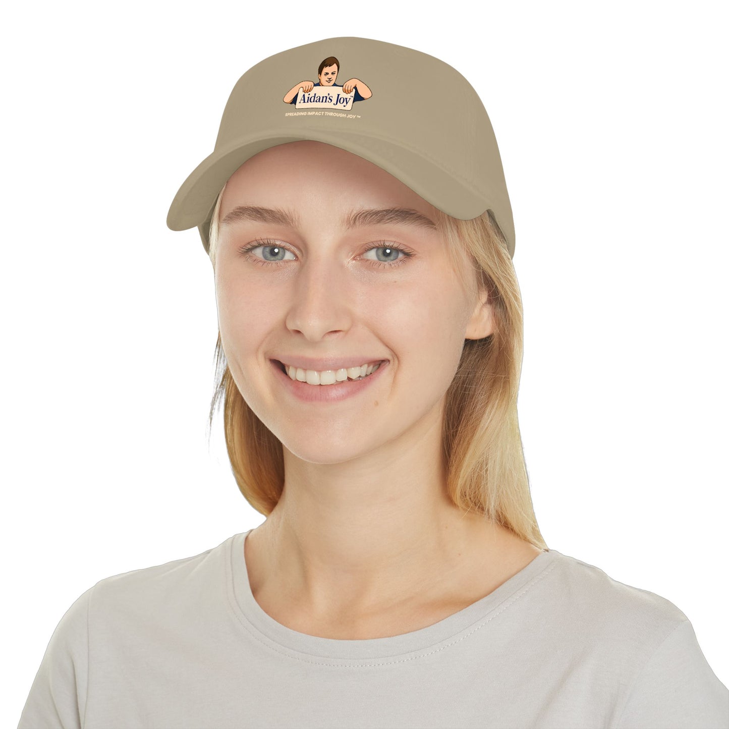 Low Profile Baseball Cap - 'Aidan's Joy' Logo Dad Hat