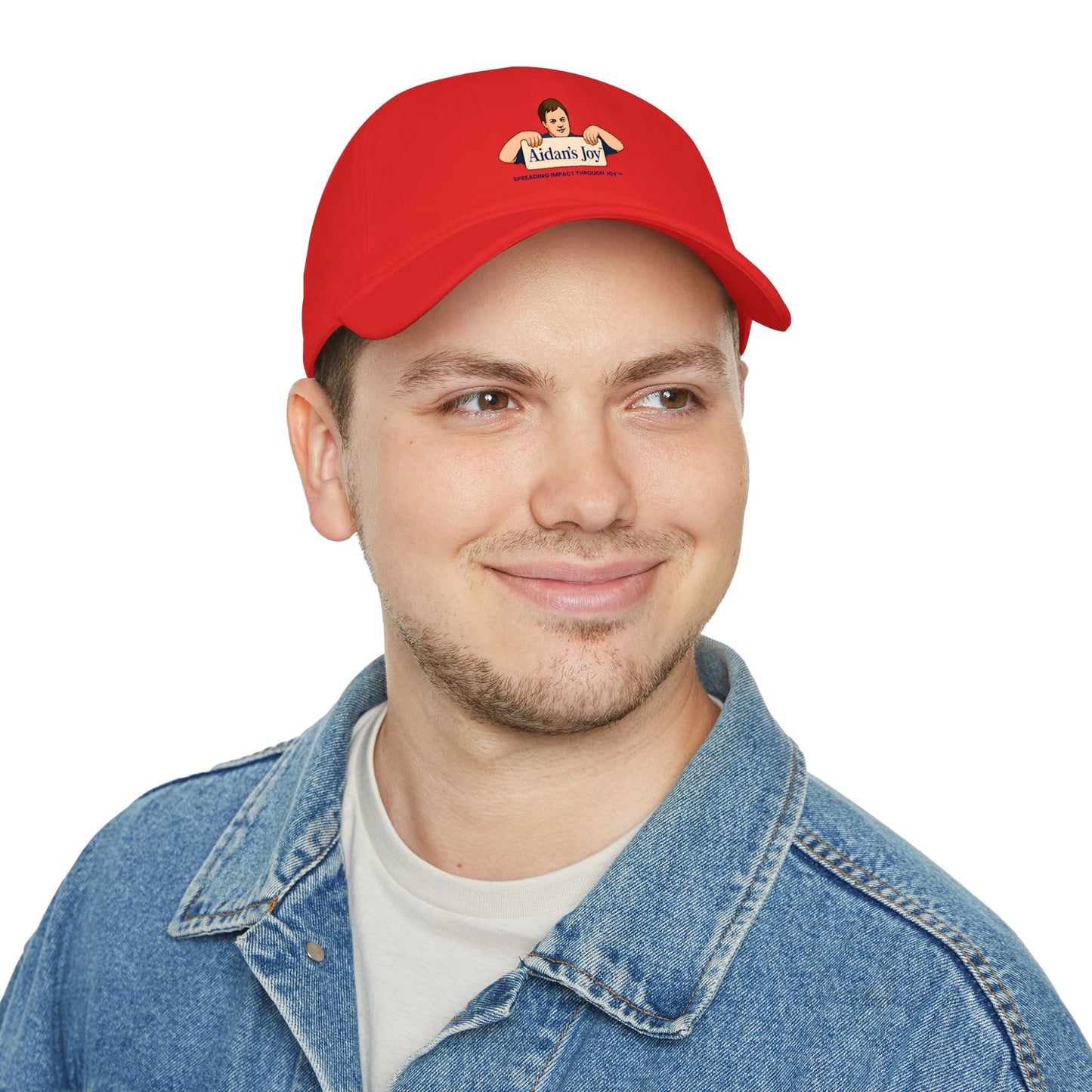 Low Profile Baseball Cap - 'Aidan's Joy' Logo Dad Hat