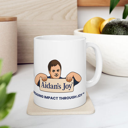 Aidan's Joy Ceramic Mug - Charity Logo Coffee Cup (11oz & 15oz)