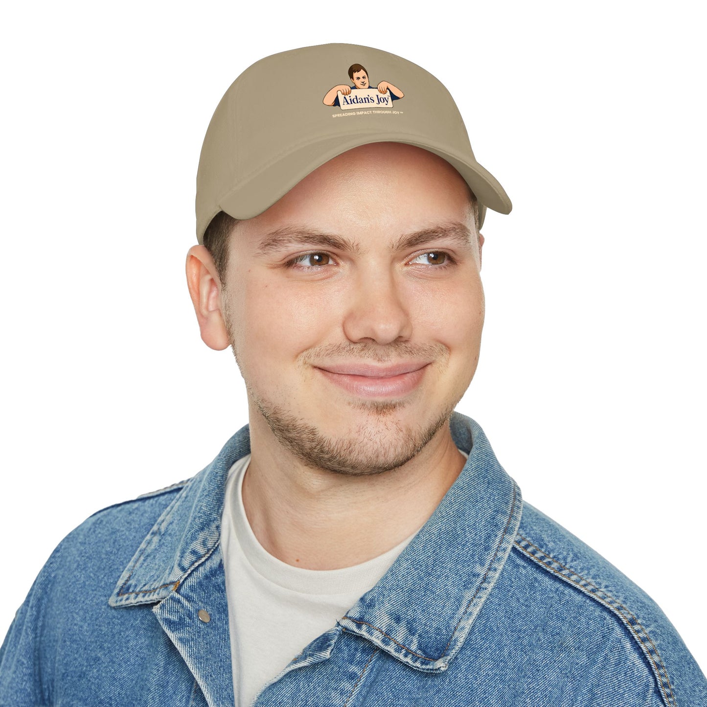 Low Profile Baseball Cap - 'Aidan's Joy' Logo Dad Hat