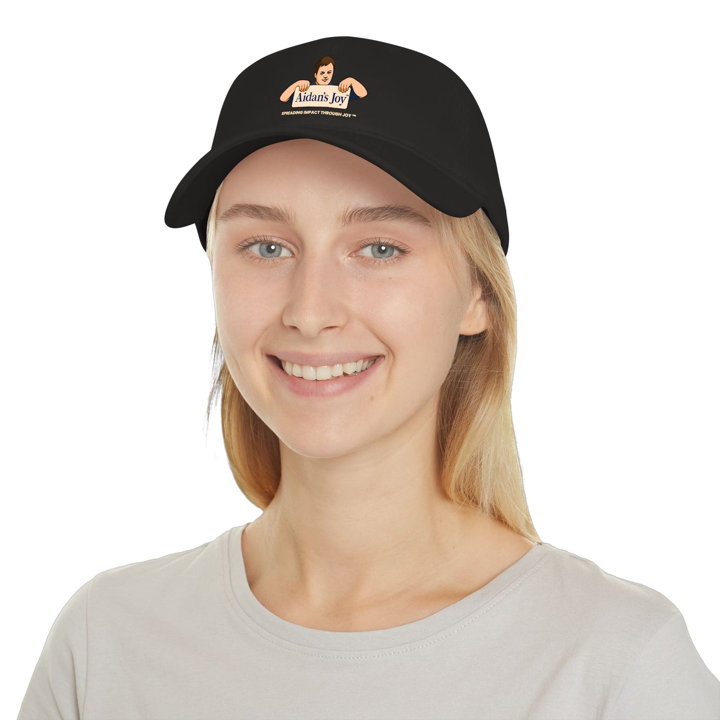 Low Profile Baseball Cap - 'Aidan's Joy' Logo Dad Hat