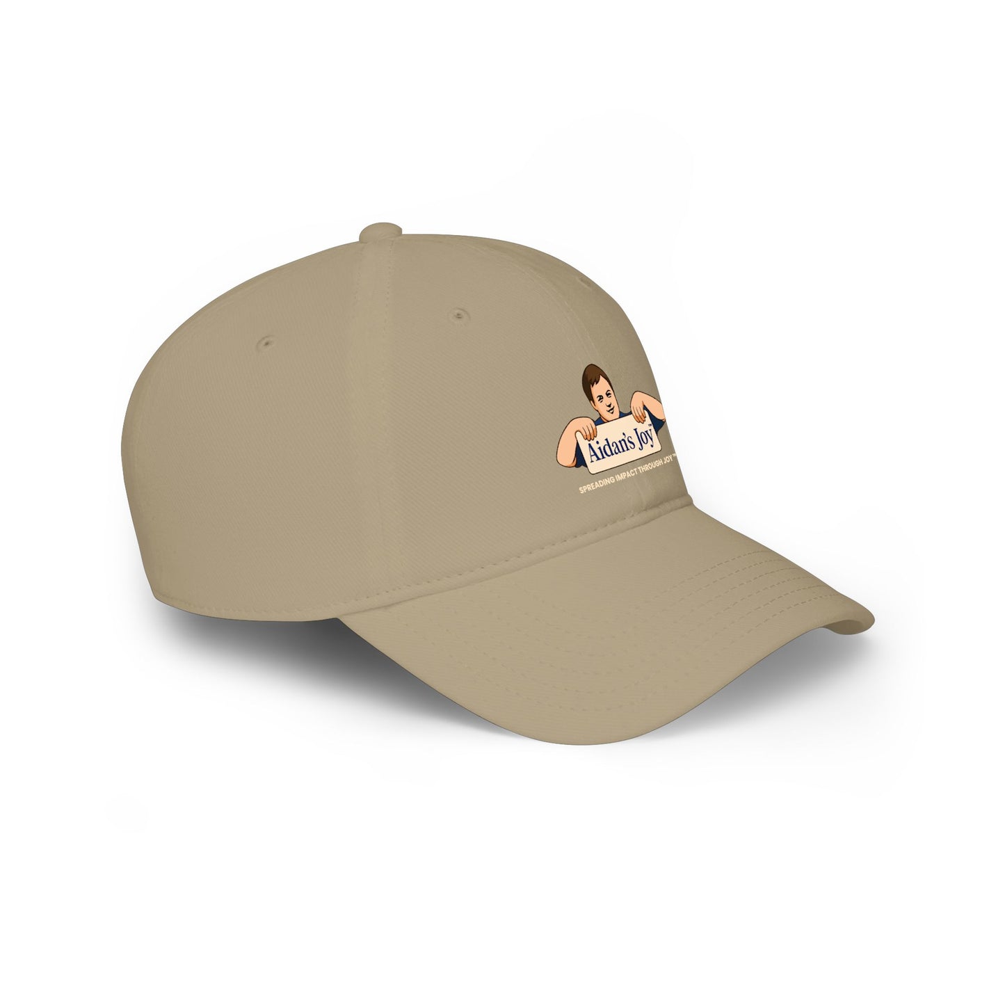Low Profile Baseball Cap - 'Aidan's Joy' Logo Dad Hat
