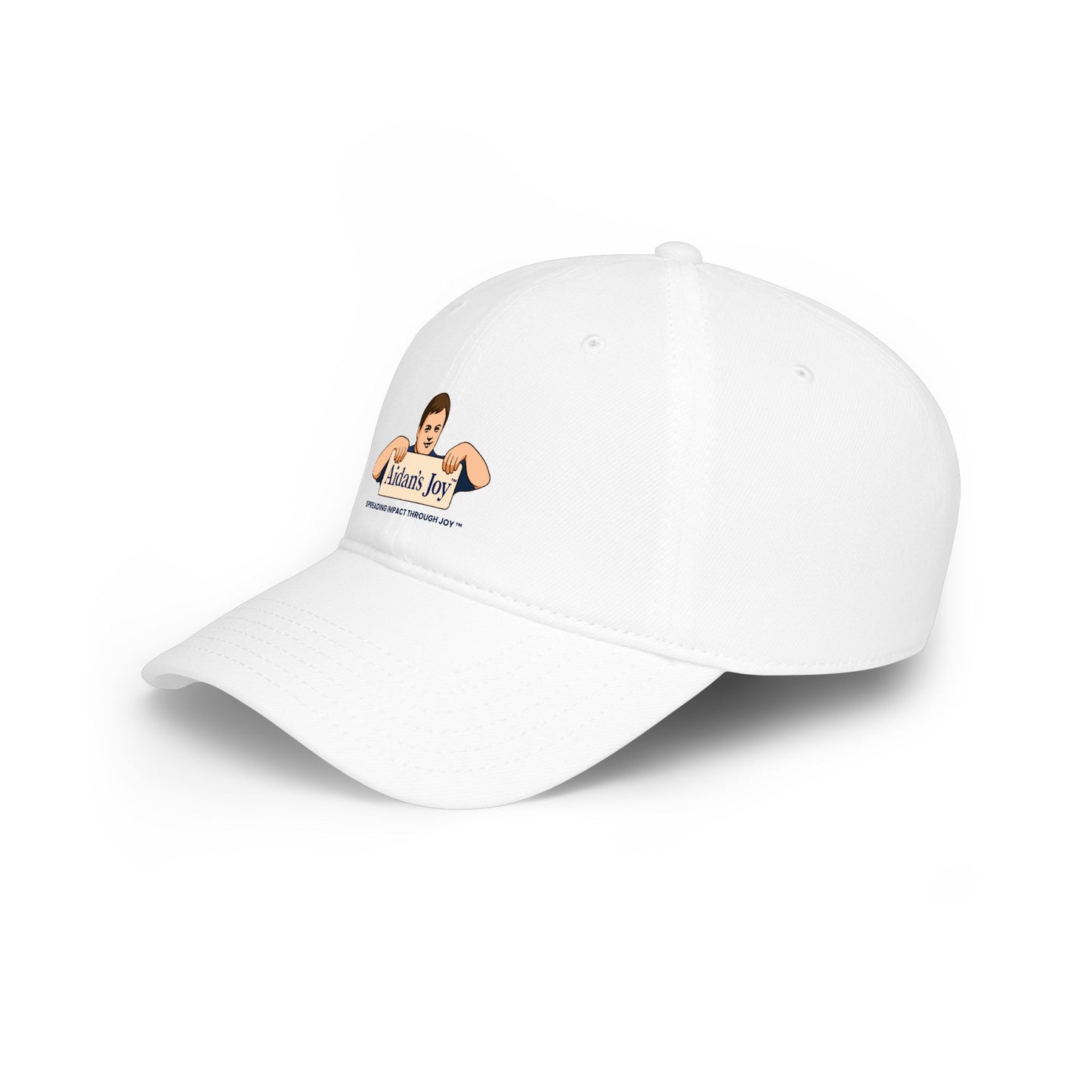 Low Profile Baseball Cap - 'Aidan's Joy' Logo Dad Hat