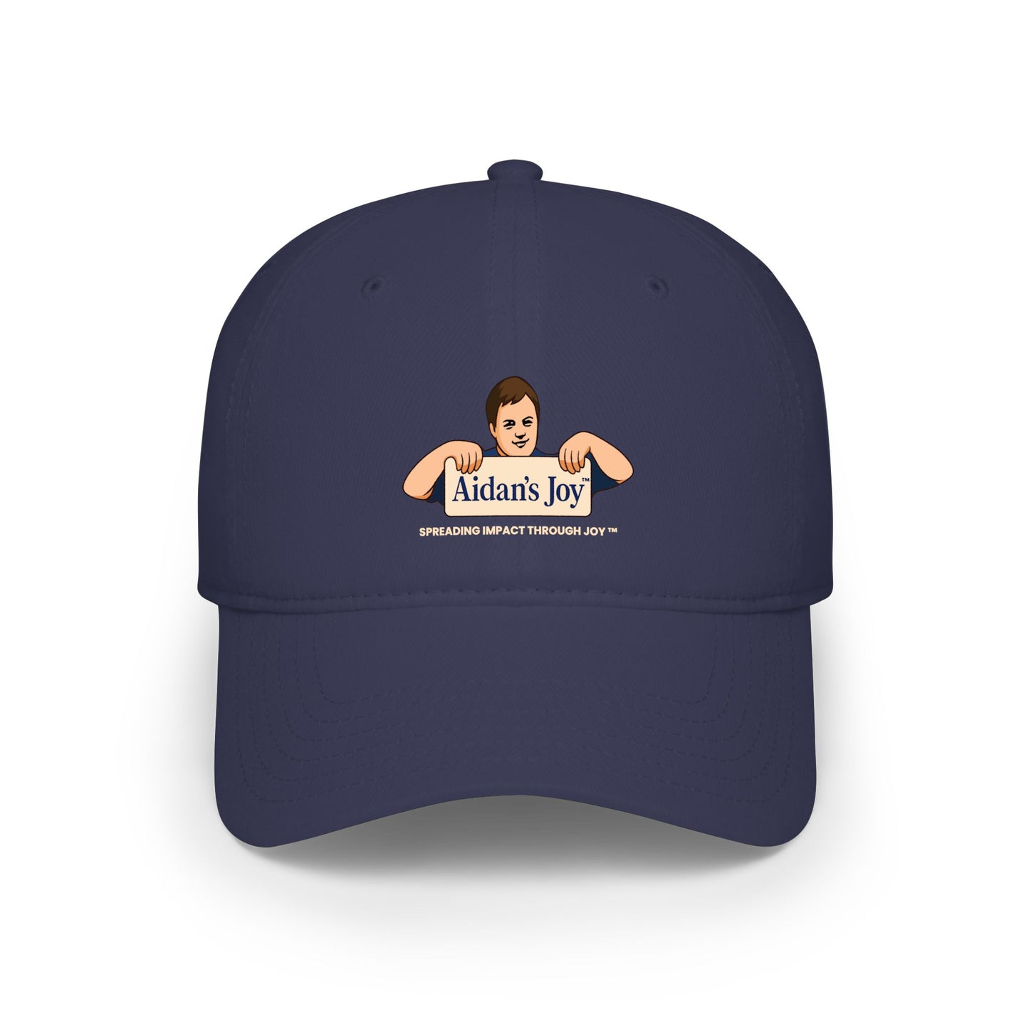 Low Profile Baseball Cap - 'Aidan's Joy' Logo Dad Hat