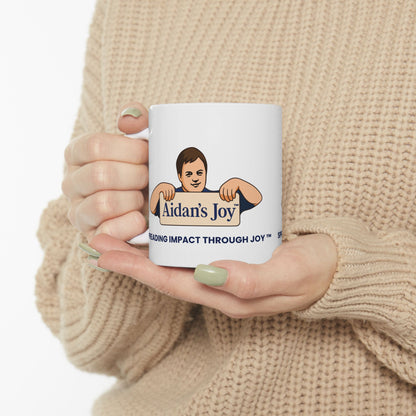 Aidan's Joy Ceramic Mug - Charity Logo Coffee Cup (11oz & 15oz)